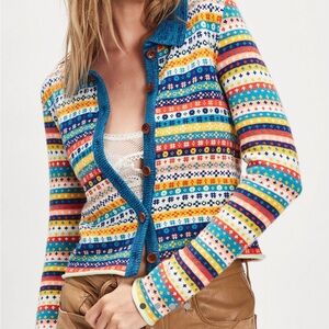 Free People Oak and Pine Cardigan